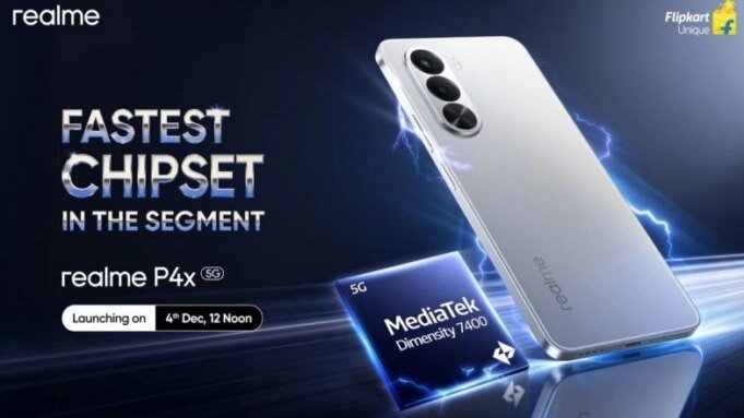 Preço do Realme P4x 5G Índia anunciado antes do lançamento