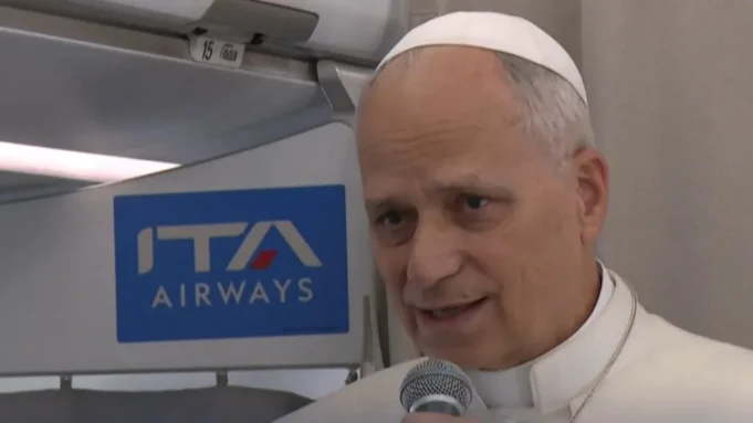 O Papa Leão apela à criação de um Estado palestino